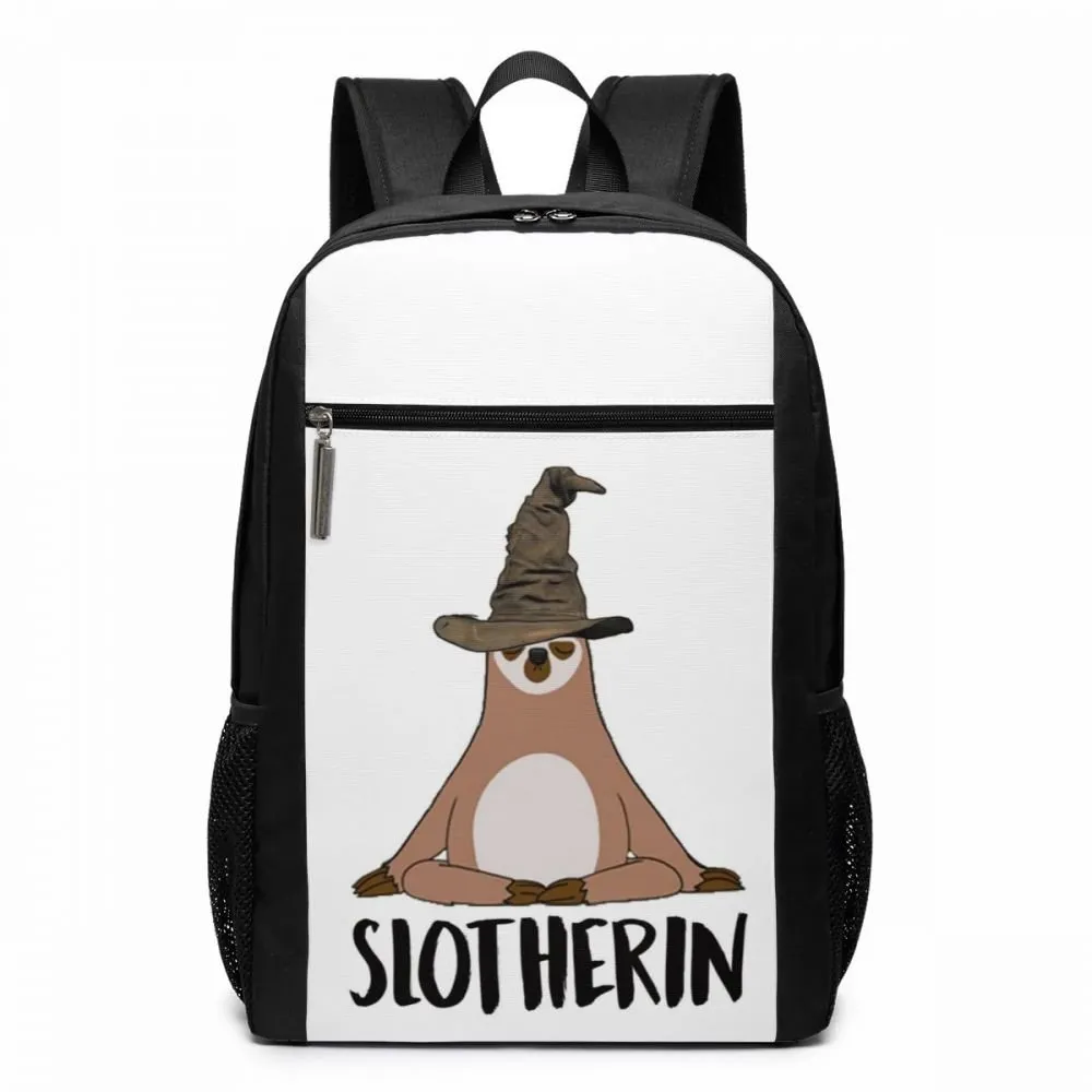 Doginthehole 3-Piece Kids Backpack Set – Sloth Design, Includes Lunch Bag & Pencil Case