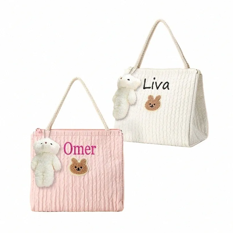 Personalized Diaper Bag Custom Embroidered Name, Large Capacity