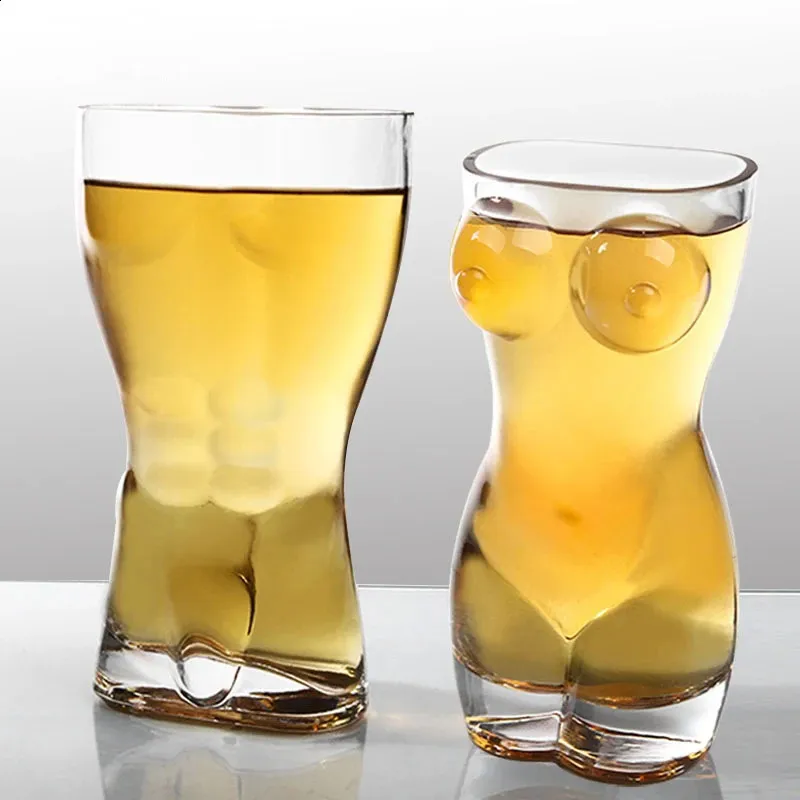 Creative Body Shaped Glass Cup For Beer Ripple Wine Bar Whisky Vodka Coffee And Juice Unique And Funny Bar Cocktail Mug 240729 From Ukeastore 15.68 DHgate.Com