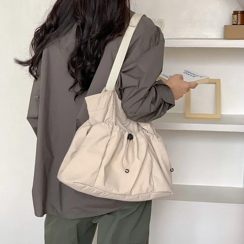 DHgate.com:Wear-Resistant Nylon Tote Bag: Large-Capacity Shoulder 