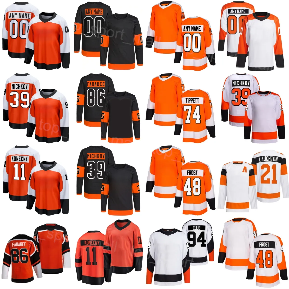 Stadium Series Custom Hockey For Men Women And Kids Matvey Michkov 39 Travis Konecny 11 Owen Tippett Morgan Frost Scott Laughton Joel Farabee Noah Cates Carter Hart 24 25 From Top sport mall 22.2 DHga...