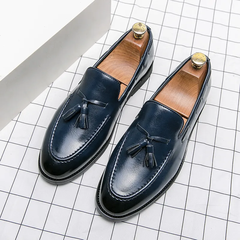 Klassische Herren Casual Loafers Driving Mokassin Mode Männlich Bequeme Herbst Leder Männer Lazy Quaste Abendschuhe_voghion.com