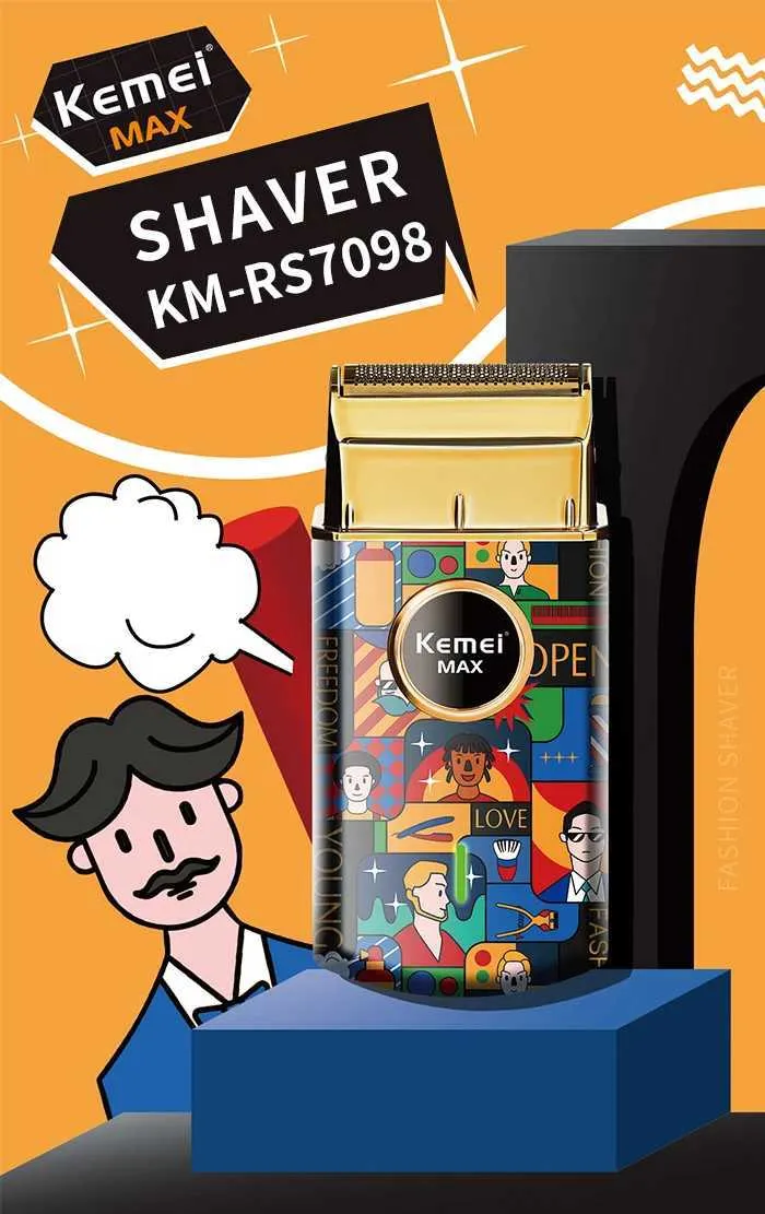 Kemei Uno Cordless Single Foil foil shaver - StyleCraft Kemei Uno Cordless Single Foil foil shaver - StyleCraft