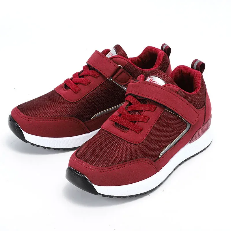 Wholesale Comfortable Anti Slip Velcro Sneakers For Women With Soft Bottom Fashionable Vulcanized Best Tennis Shoes For Elderly Ladies At Only 76.39 DHgate.Com