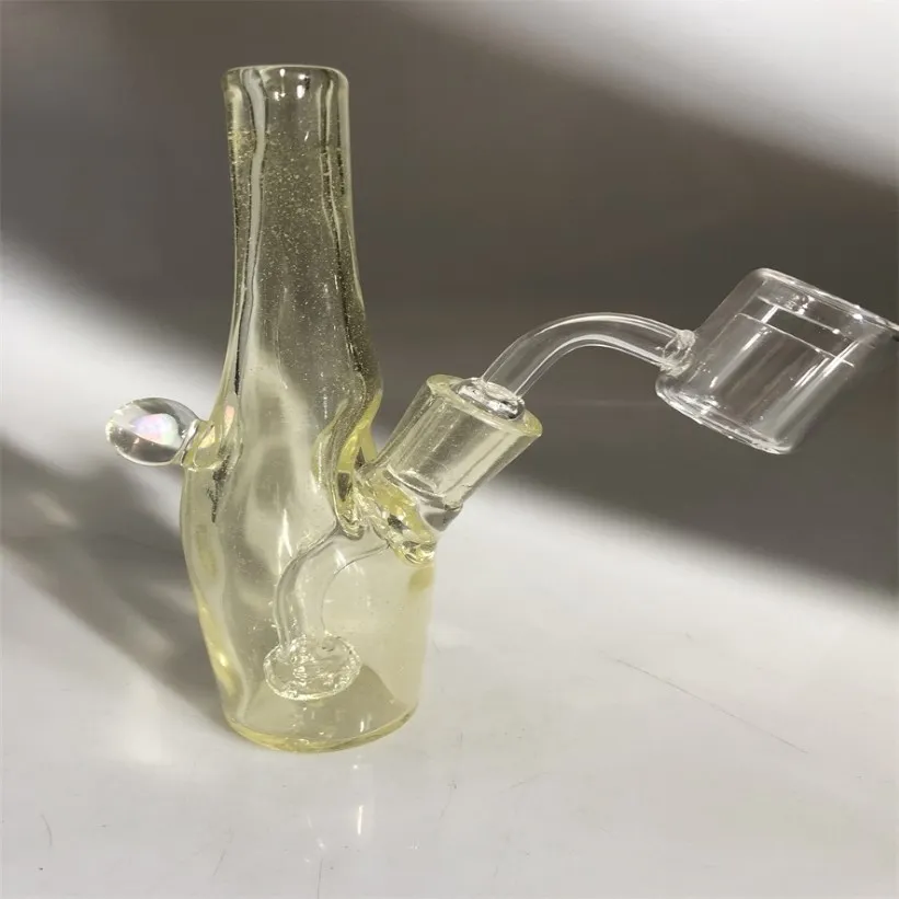 Pipe Pale Yellow Oil Rig Hookah Beautifully Designed 14mm Joint Welcome ...