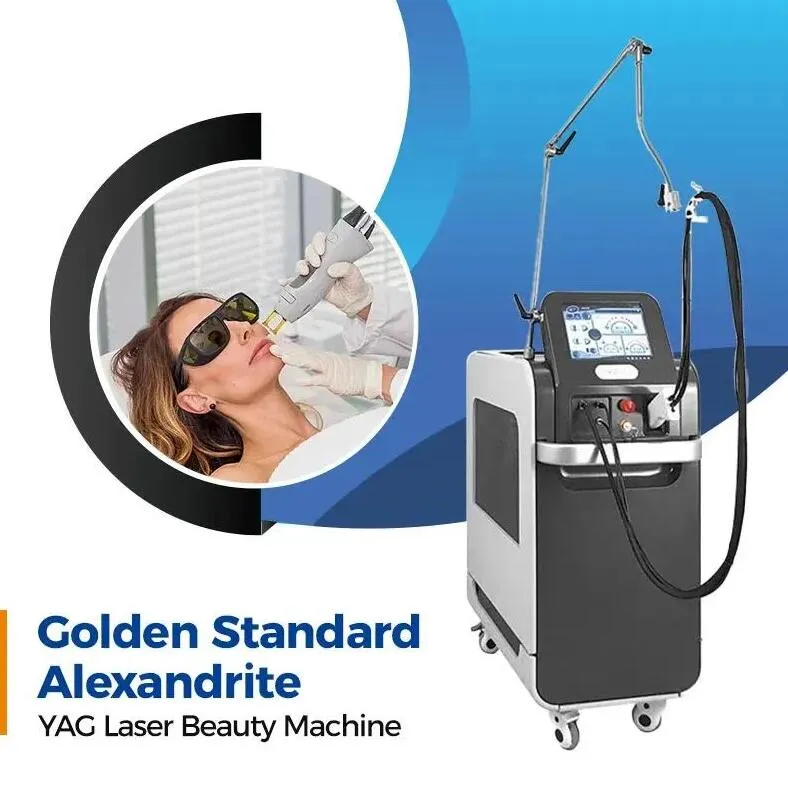 Medical hair removal laser machine with Alexandrite 755nm and Nd: Yag ...