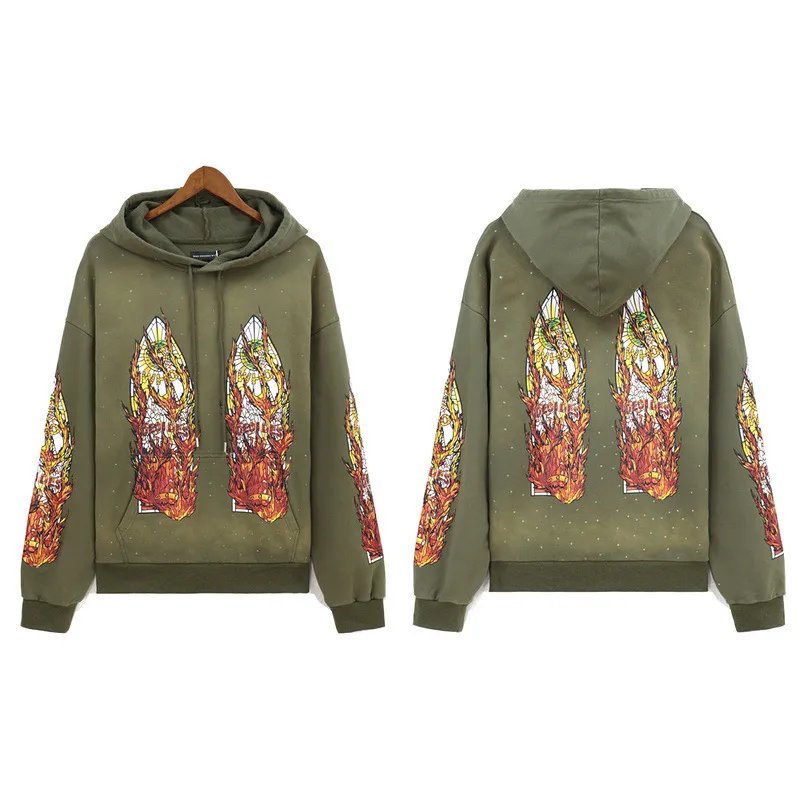 パーカー・フーディ Luxury Street Wear washed vintage dirty-fit hoodie unisexual DHgate.com:Vintage Wash Hoodie - Heavyweight Graphic Print