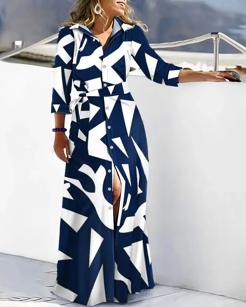 Lace-Up Shirt Dress for Women, Elegant Spring Fashion Long Sleeve Maxi Dress, Turn Down Collar Single Breasted Femme Robe from Dhgate Basic & Casual Dresses - price 52.85 Lace-Up Shirt Dress for Women, Elegant Spring Fashion Long Sleeve Maxi Dress, Turn Down Collar Single Breasted Femme Robe from Dhgate Basic & Casual Dresses - price 52.85