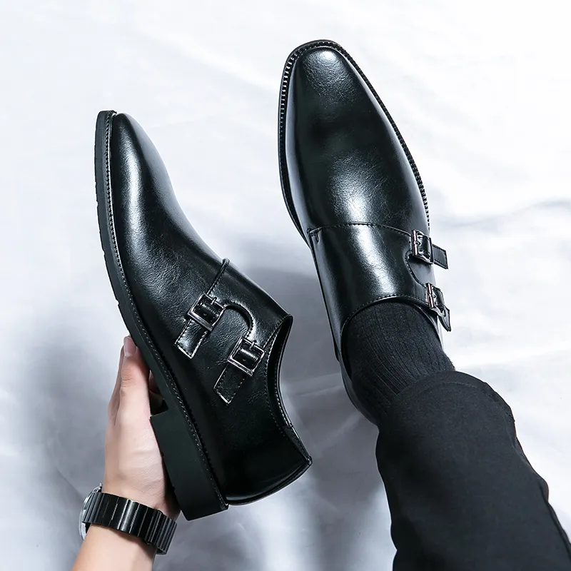 Wholesale Mens Retro Monk Leather Monk Strap Formal Shoes With Pointed Toe Buckle Perfect For Business, Office, And Weddings ED10 At Only $27.25 | DHgate.Com Wholesale Mens Retro Monk Leather Monk Strap Formal Shoes With Pointed Toe Buckle Perfect For Business, Office, And Weddings ED10 At Only $27.25 | DHgate.Com