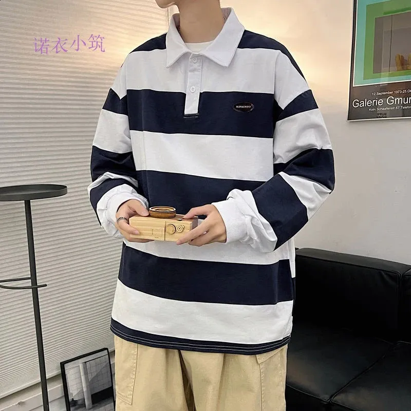 トップス the shishikui long  polo shirt S Heavy Weight Drop Shoulder Loose Long Sleeve Polo Shirt