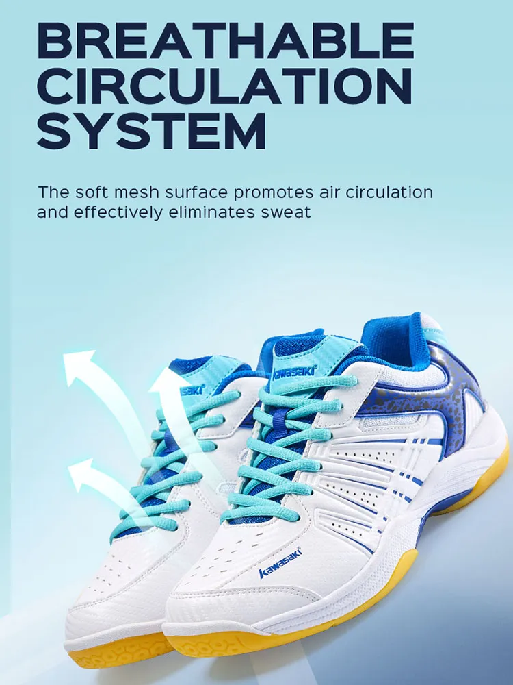 Kawasaki Breathable Anti-Slip badminton shoes badminton