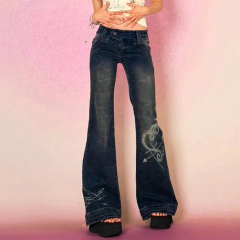 Rock Revival Jeans: Low Rise Flare Denim Pants, Vintage