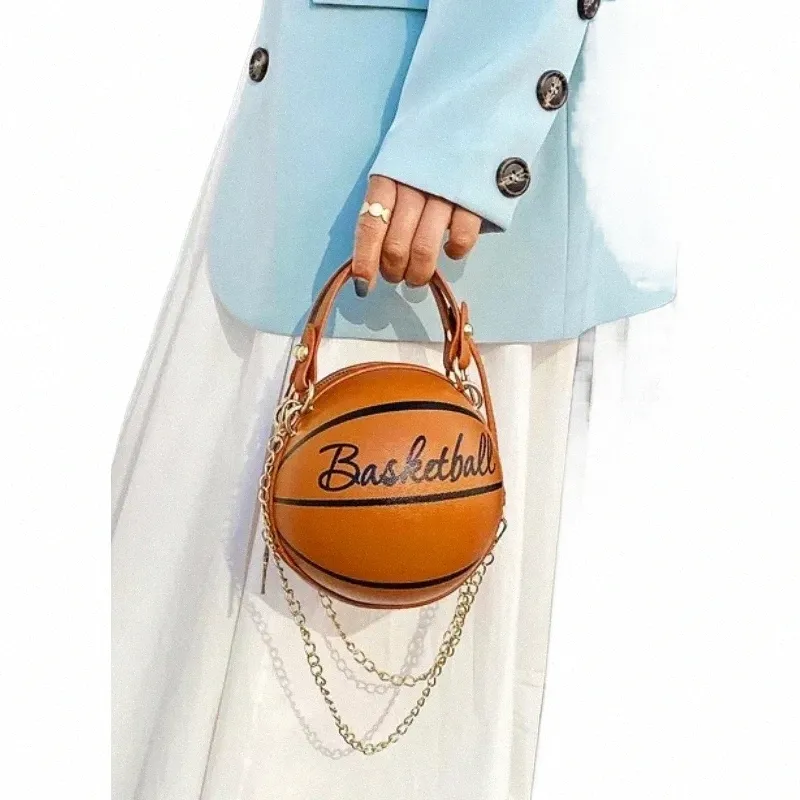Shoulder Bags Shein Basketball Purse Trendy Women's Round