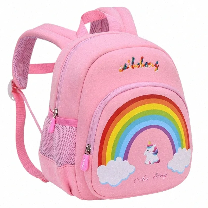 Rainbow unicorn bookbag deals