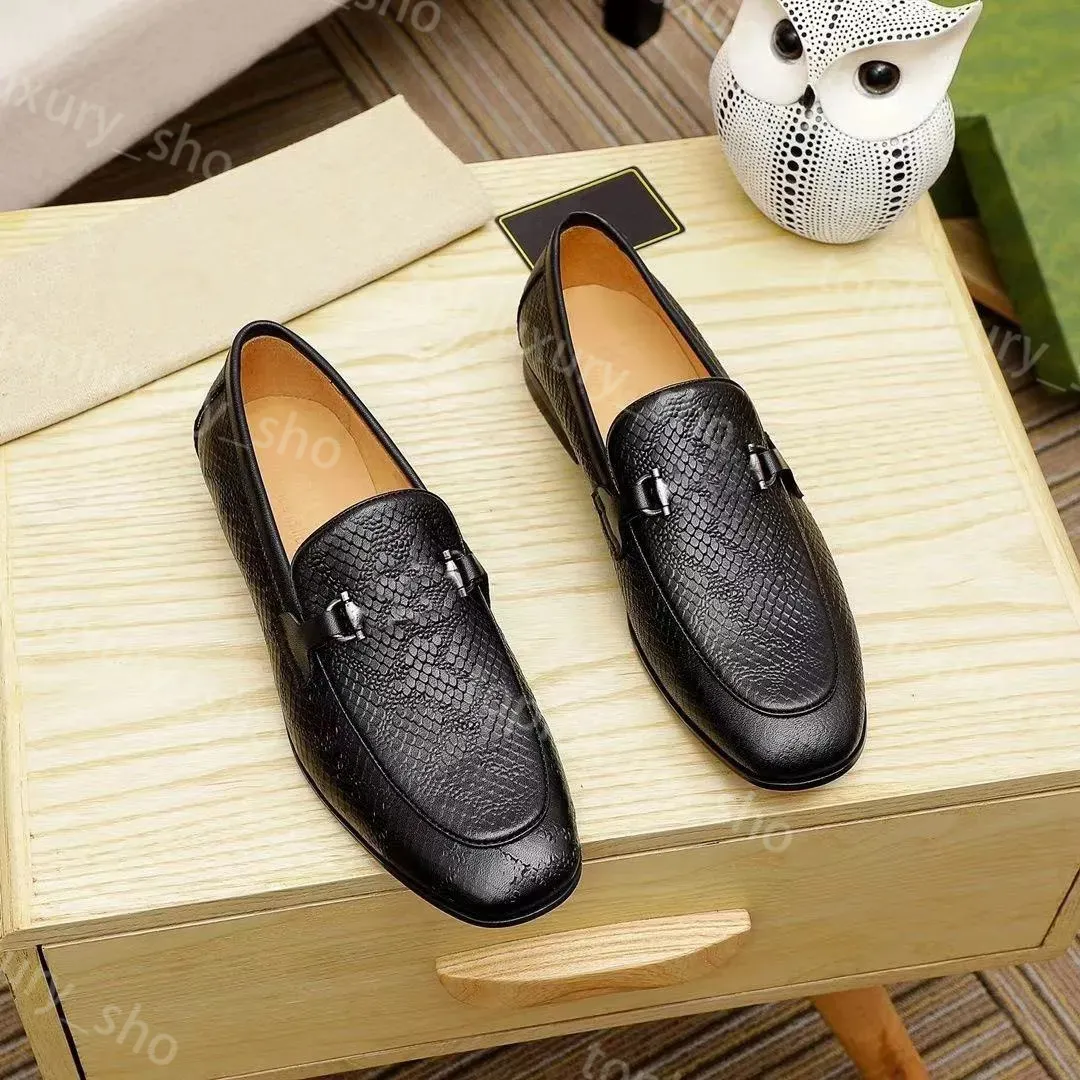 Designer Black Mens Dress Loafers Men Loafers Luxurious Designers