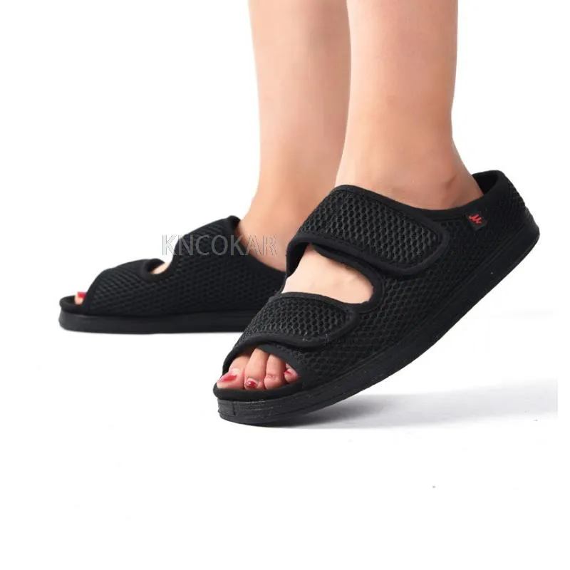 Diabetic Slippers For Extra Wide Open Toe Slippers Comfortable