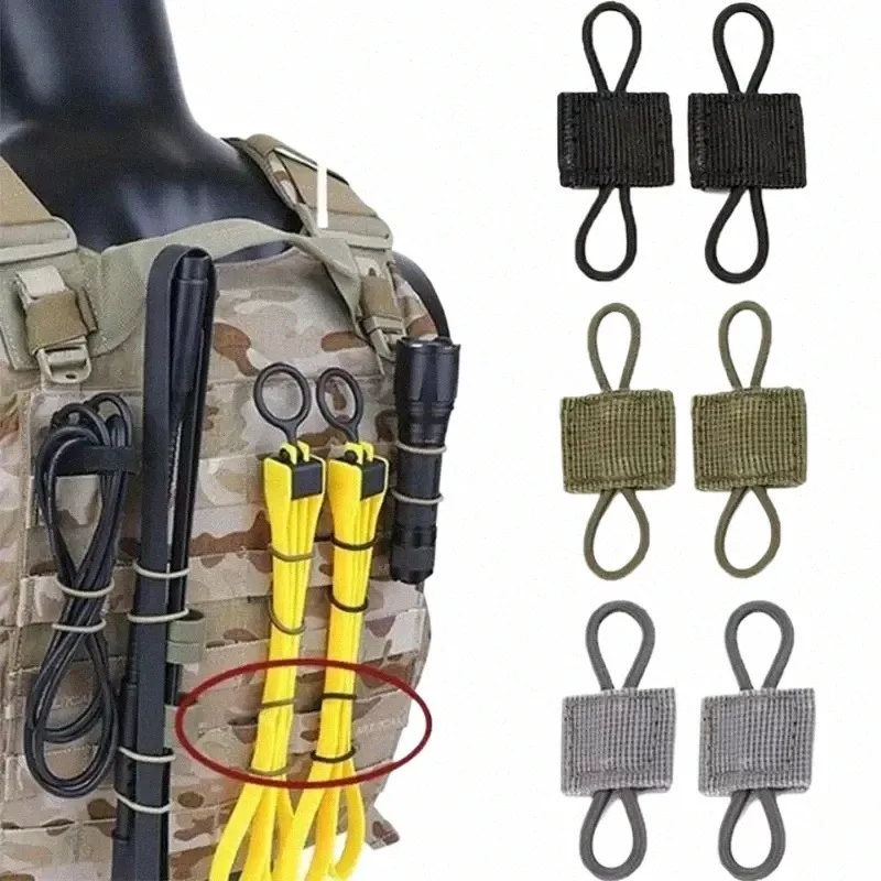 10 Pack Backpack Attachment Clips Elastic Cord Fasteners, Carabiner  Buckles, Gear Straps for Bags Outdoor Equipment Secure Versatile