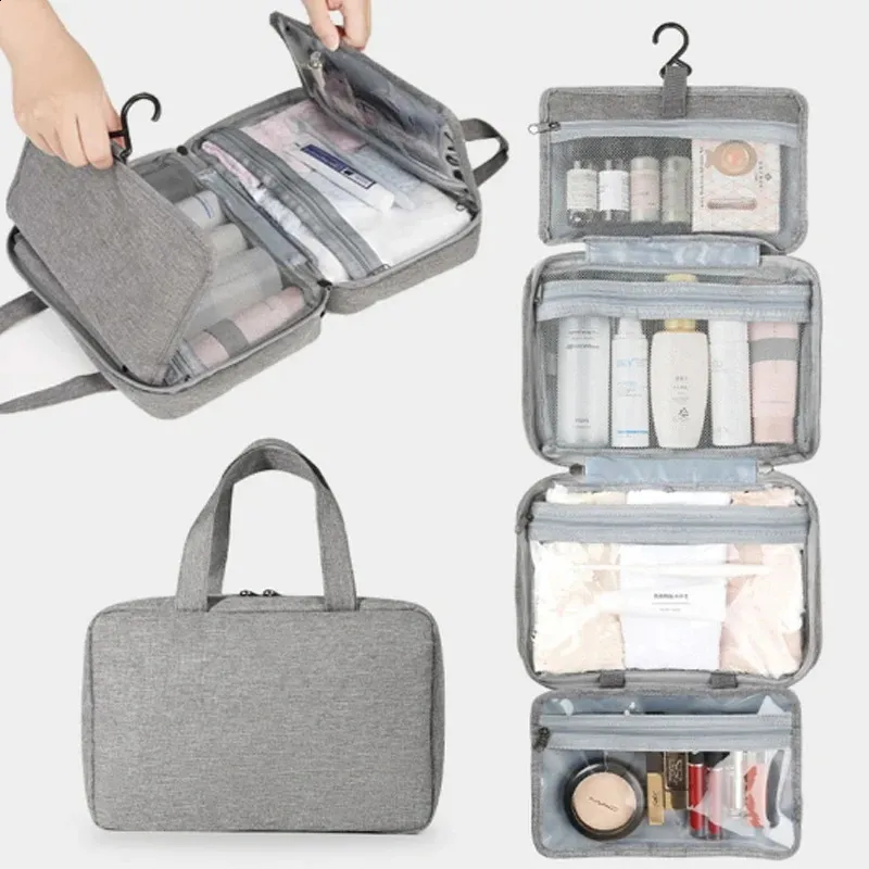 Waterproof Travel Hanging Toiletry travel bag with... Waterproof Travel Hanging Toiletry travel bag with...
