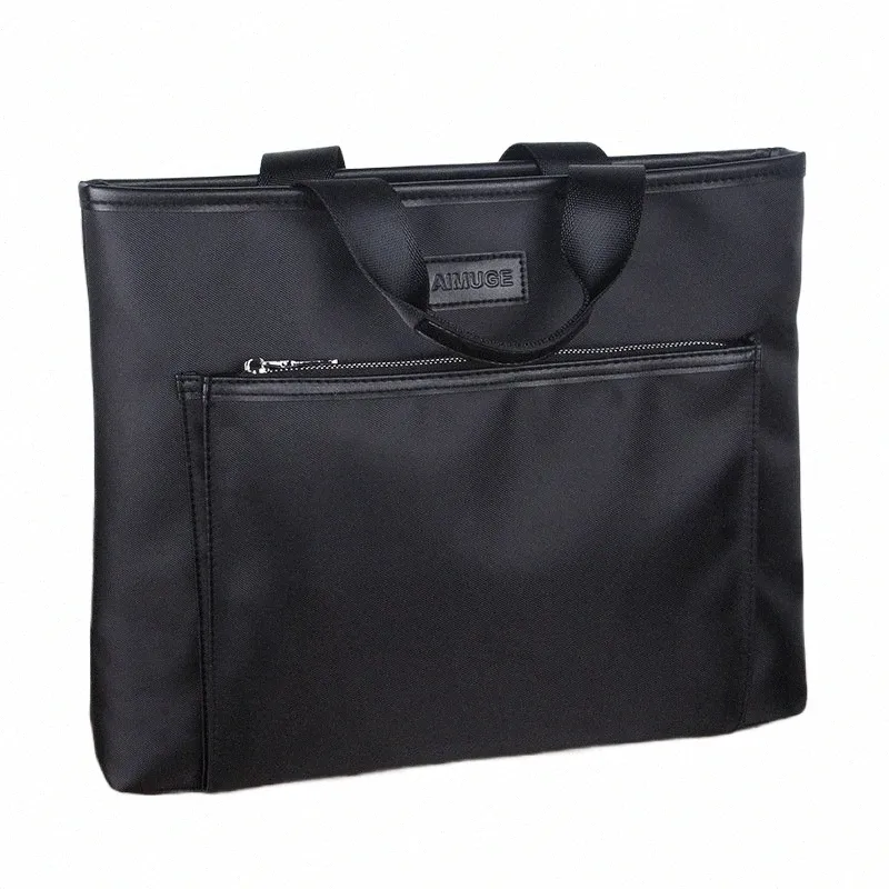 Updated Men's Business Briefcase Large Capacity Leather Laptop Bag,  Professional Document Organizer, Water Resistant, Hot Sale!