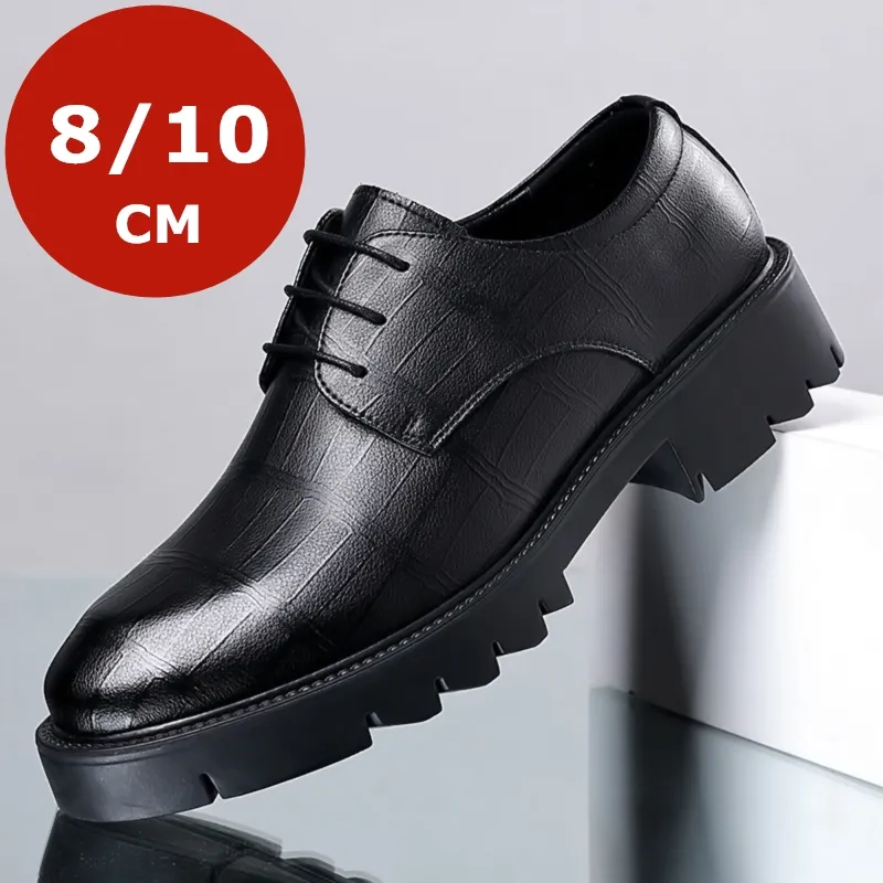 Men's Elevator Dress Shoes Genuine Leather Hidden Heel 3.15in 8cm Black Pointed Toe Lace-Up Oxfords from Dhgate Dress Shoes - price 94.68 Men's Elevator Dress Shoes Genuine Leather Hidden Heel 3.15in 8cm Black Pointed Toe Lace-Up Oxfords from Dhgate Dress Shoes - price 94.68