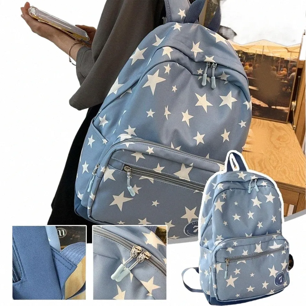 Star Backpack for Students 17 Inch Laptop Backpack, Cute College Bag,  Travel Backpack, Casual School Backpack for Women Men
