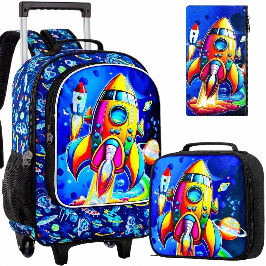 Rolling Backpack For Boys And Kids With Roller Wheels Lunch Bag And Wheeled Backpacks For School Perfect For Childrens Education From Easecarry 129.21 DHgate.Com