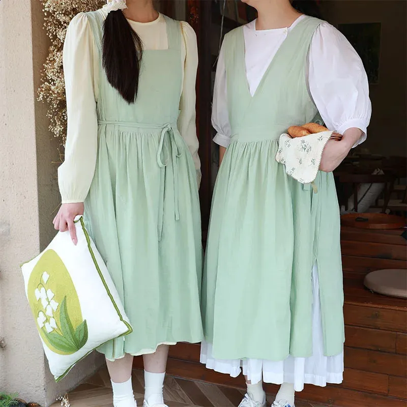 Cotton Linen Kitchen Apron With Pockets For Women, V Neck Flat Neck Split Long Pinafore Dress For Cooking, Gardening, Painting From Bethang168, $16.13 | DHgate.Com Cotton Linen Kitchen Apron With Pockets For Women, V Neck Flat Neck Split Long Pinafore Dress For Cooking, Gardening, Painting From Bethang168, $16.13 | DHgate.Com