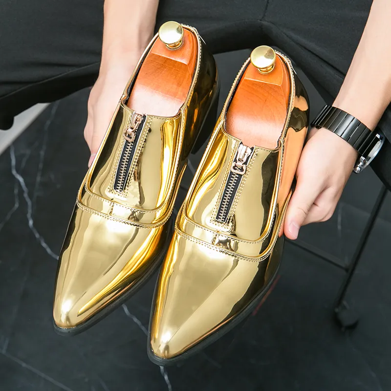 white christmas dresses Mason Gold Metal Tip Dress Shoes