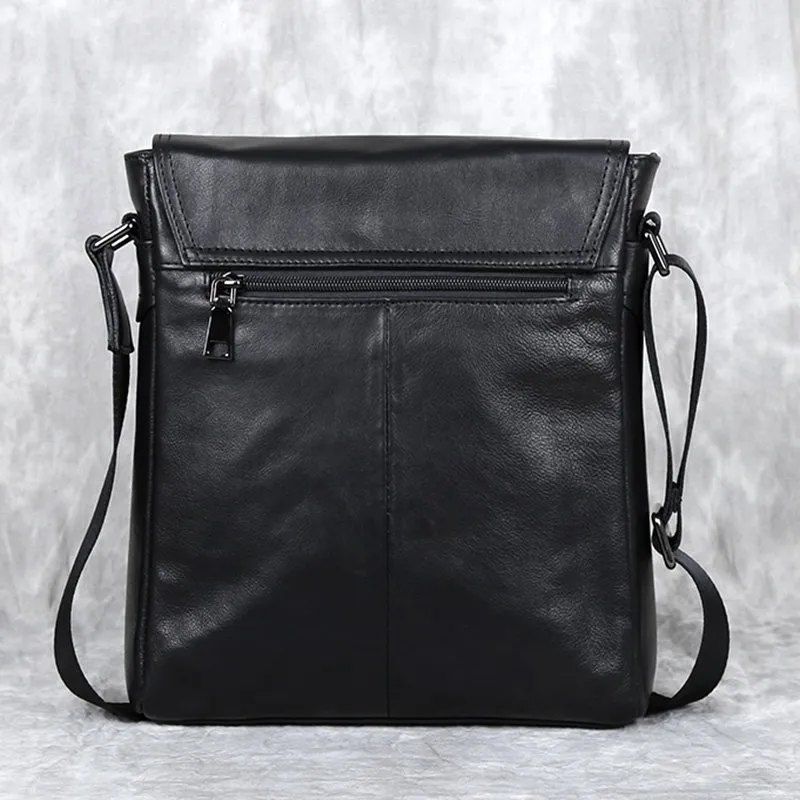 DHgate.com:2024Genuine Leather Mens Messenger Bag, Casual