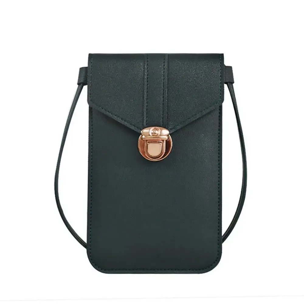 DHgate 2024Womens PU Leather Slim Touchscreen Crossbody Bag with Multi Pocket Wallet Bags Luggage Accessories
