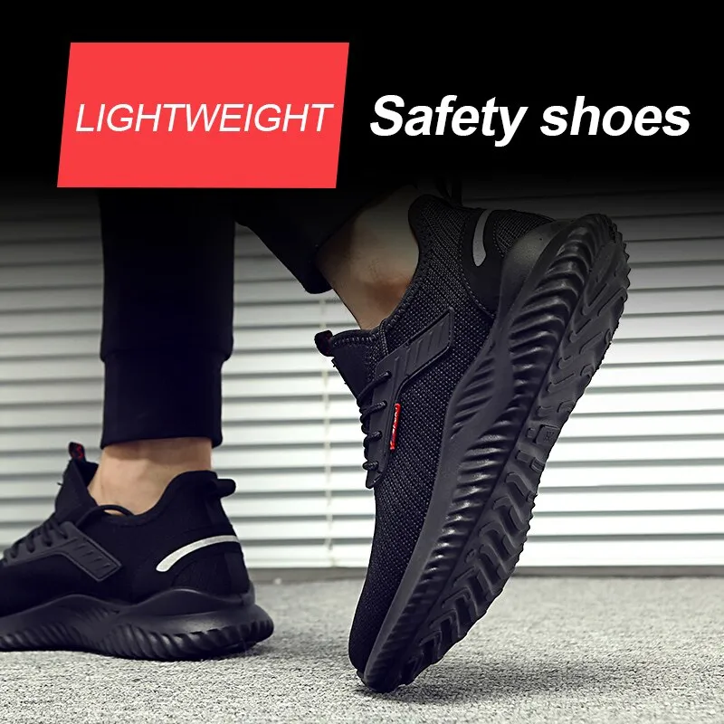 Work Sneakers Steel Toe Shoes Men Safety Shoes Puncture Proof Work Shoes Boots Fashion Indestructible Footwear Security From 16 14 DHgate