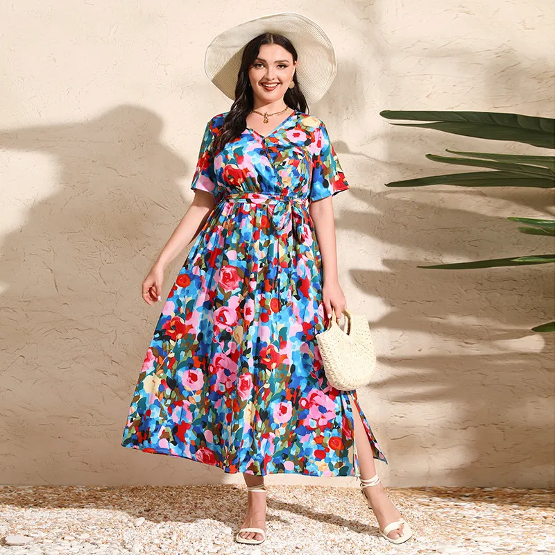 sachin and babi light blue dress Cream Floral Chiffon Embroidered Ruffle Trim Maternity Maxi Dress –  PinkBlush main image 1