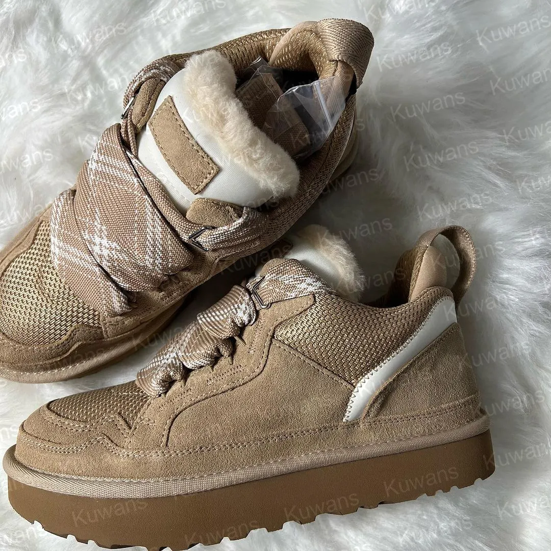 Womens Designer Low Melted Footlocker Trainers Casual Sneakers In Wool Sheepskin Canvas And Genuine Leather Suede Perfect For Winter And Fall Available In Sizes 35 42 From Kuwans 54.18 DHgate.Com