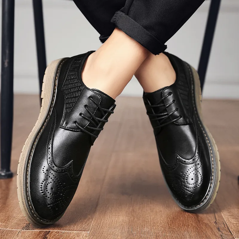 Men's Formal Oxford Dress Shoes Leather Lace-Up Rubber Outsole Breathable Casual Footwear from Dhgate Casual Shoes - price 163.07 Men's Formal Oxford Dress Shoes Leather Lace-Up Rubber Outsole Breathable Casual Footwear from Dhgate Casual Shoes - price 163.07