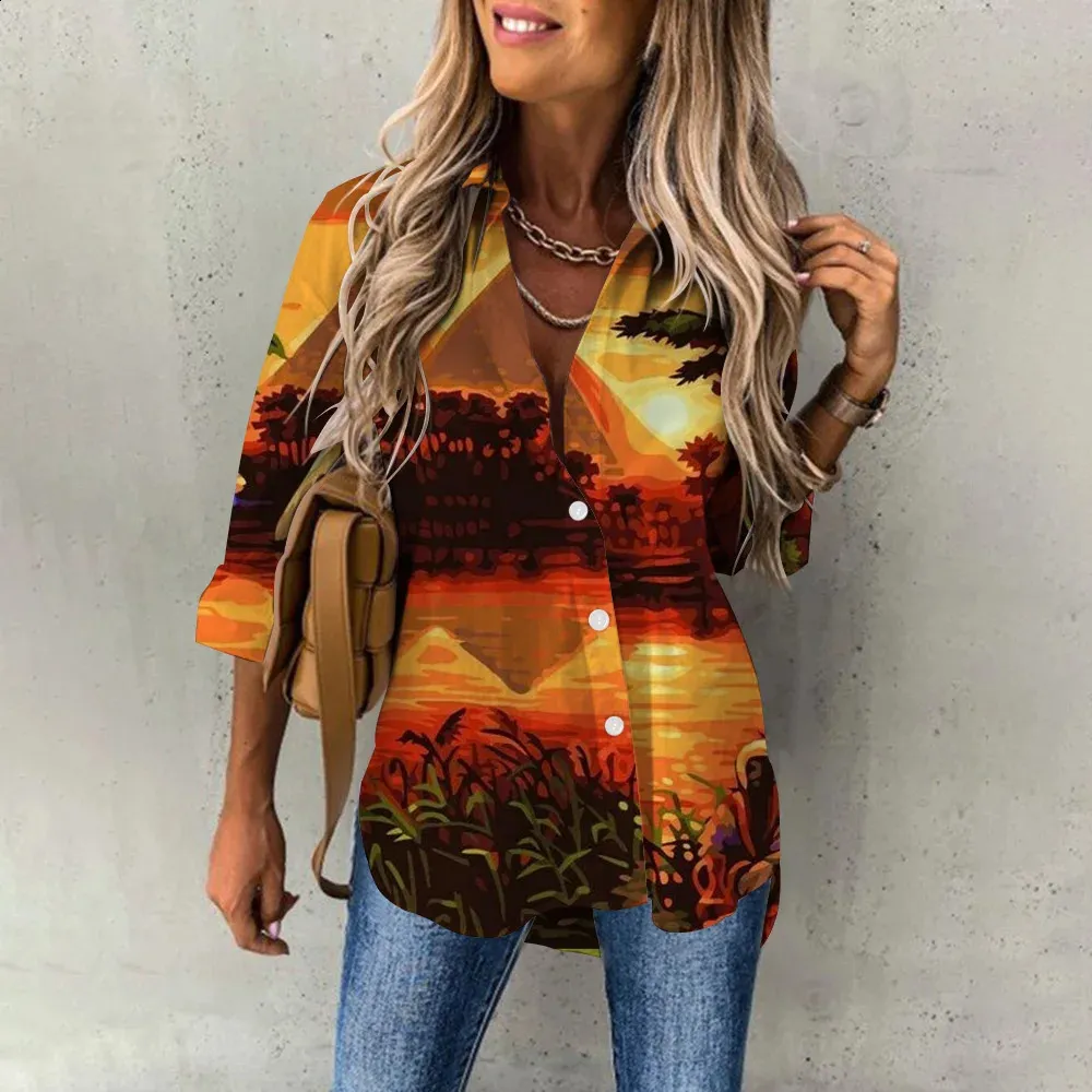 Camisa Hawaiana Para Mujeres: Manga Larga, Talla Grande, Estampado Floral,  Ropa De Playa, Ropa De Resorts De 15,38 € | DHgate, image size:1000x1000