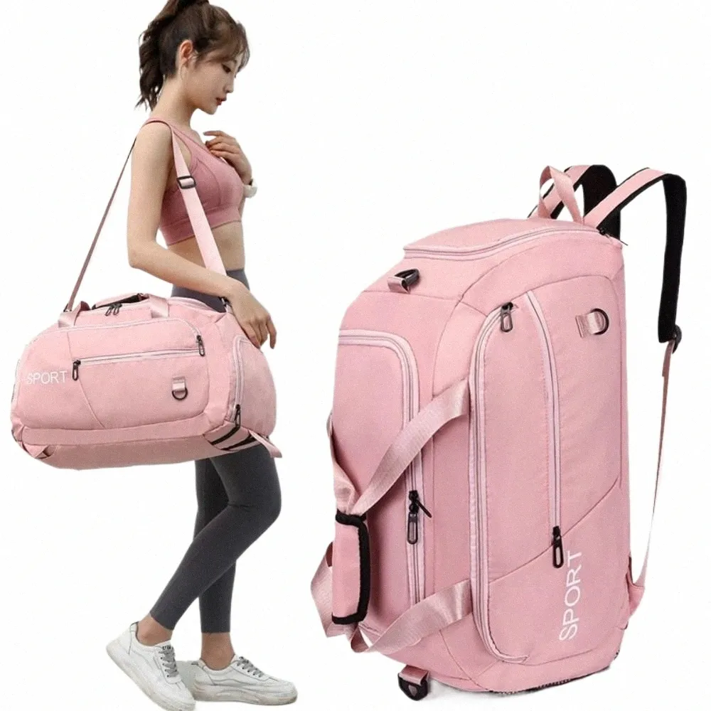 Womens Gym Bag Backpack Travel Duffle, Yoga Bag, Crossbody