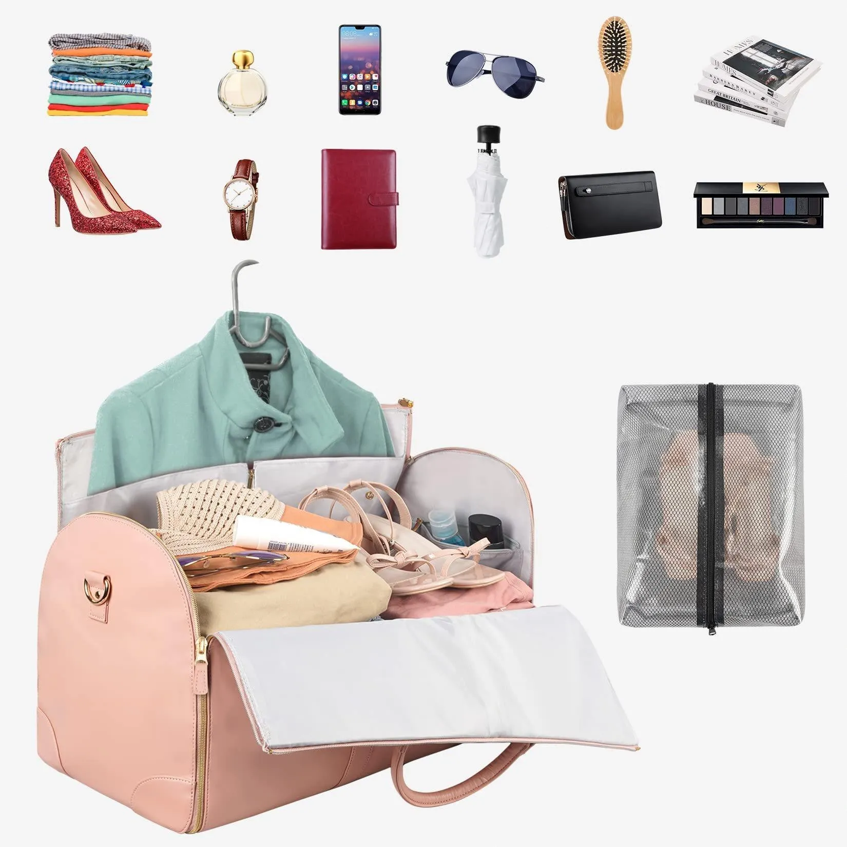 Large Capacity Foldable Travel Duffle Bag With Waterproof PU Suit Storage Womens Handbag Organizer For Clothes And Beis Travel Tote U7YB From Sleekshoulder 37.05 DHgate.Com