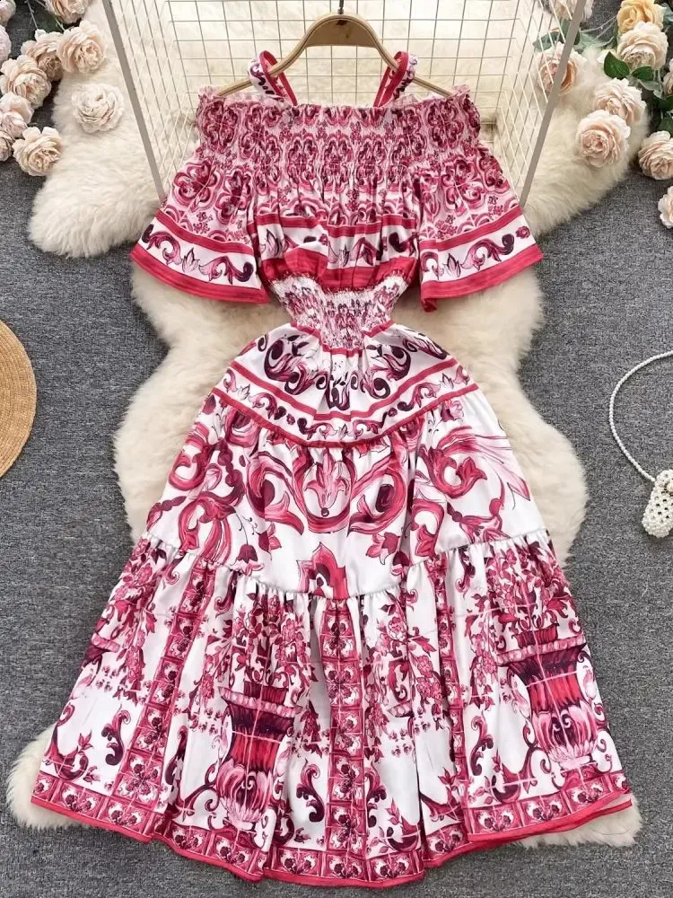 strapless open back dress Red White Blue Matching Dresses, 12-18 Months main image 0