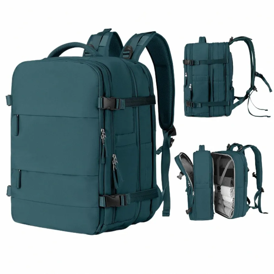 DHgate Waterproof Multifunctional Travel Backpack with Wet Dry Compartment and USB Charging Port Bags Luggage Accessories