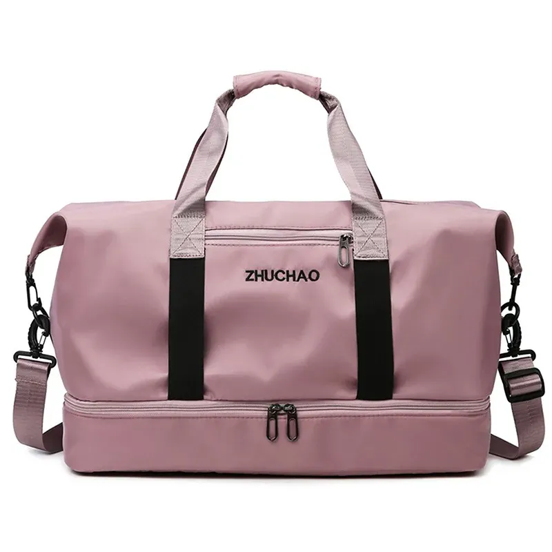 DHgate Spacious Waterproof Travel Duffel Bag for Men and Women Durable Nylon Weekender Overnight Bag with Packing Cubes Bags Luggage Accessories