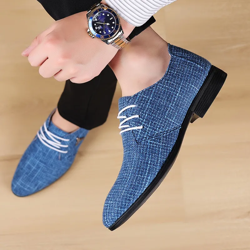 Mens Formal Leather Dress Shoes Cloth Linen Breathable Lattice Non-Slip  Wearable Casual 2024 from Dhgate Casual Shoes - price 21.4