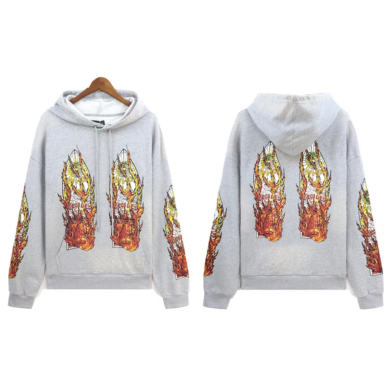 パーカー・フーディ Luxury Street Wear washed vintage hoodie number be unisexual FAIABLE Mens Womens Acid Wash Hoodie Unisex Oversized