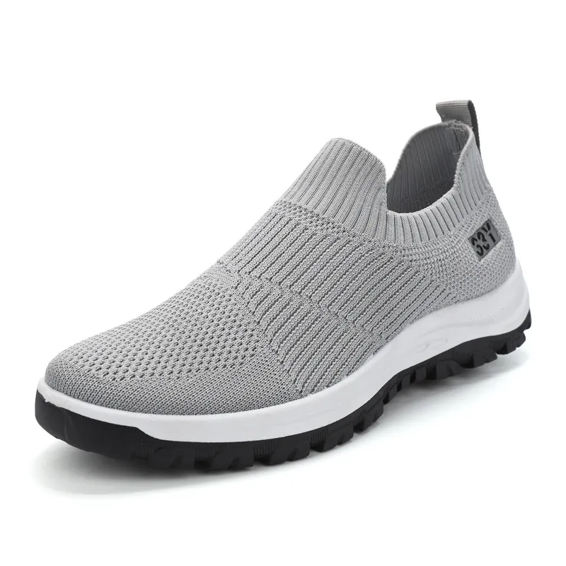 Men\'s Slip On Athletic Shoes Mesh EVA Lightweight Walking Running Sneakers Running Shoes for Men Lightweight Mesh Slip-on Sport Walking  main image 2