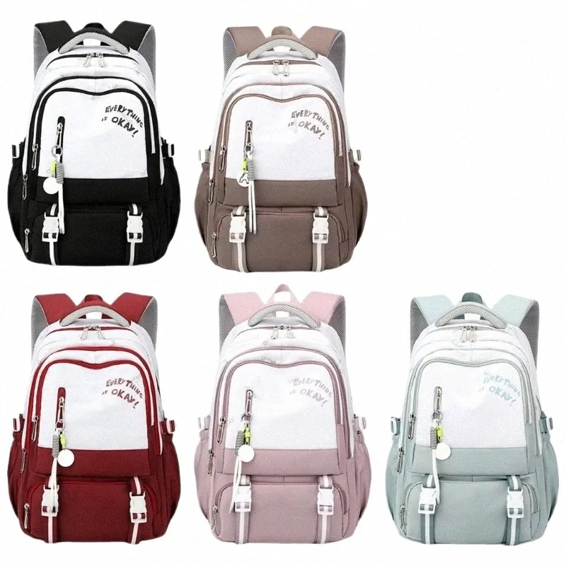 Teen School Backpack: Versatile Laptop Backpack for Students Ample  Storage, Multiple Pockets, Durable Nylon Daypack Easy Organization