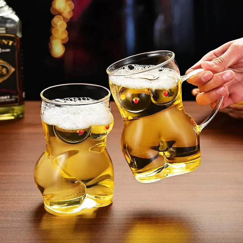 Bierkrüge aus Glas |Großes Bierglas |Getränkeglas |Rotweinglas