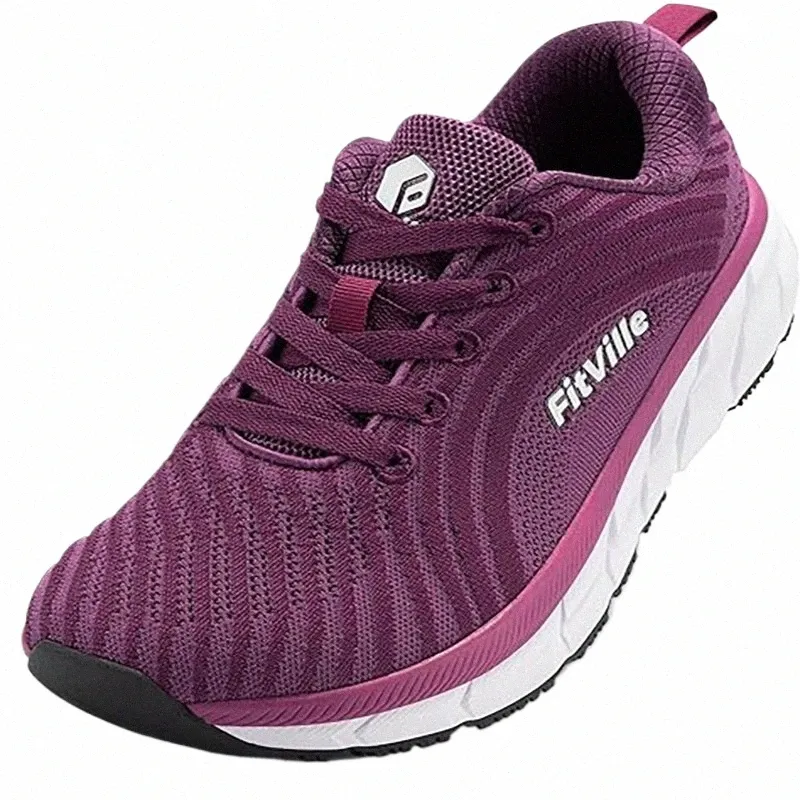 Womens Wide Toe Box Walking Shoes Breathable, Lightweight
