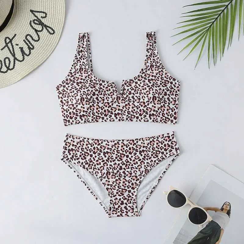 ruffle top two piece swimsuit