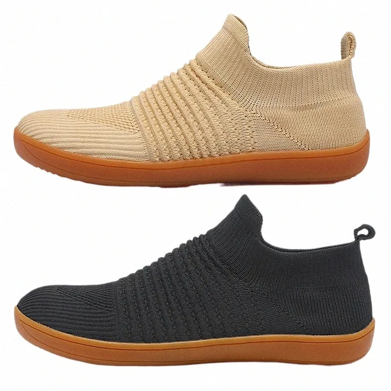 Breathable Wide Toe Barefoot Shoes for Men and Women Minimalist Zero Drop Sneakers for Natural Walking