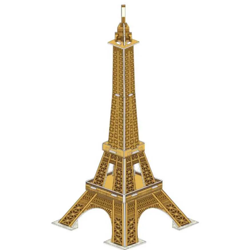 Paper Puzzle Model M240731 3D Paper Puzzle Models Handmade DIY World... From Kam_wo_court1 ...
