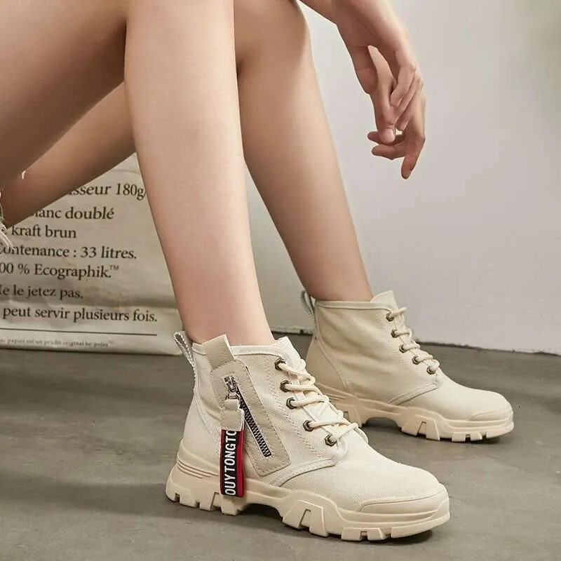 Krafter women's canvas boots hotsell